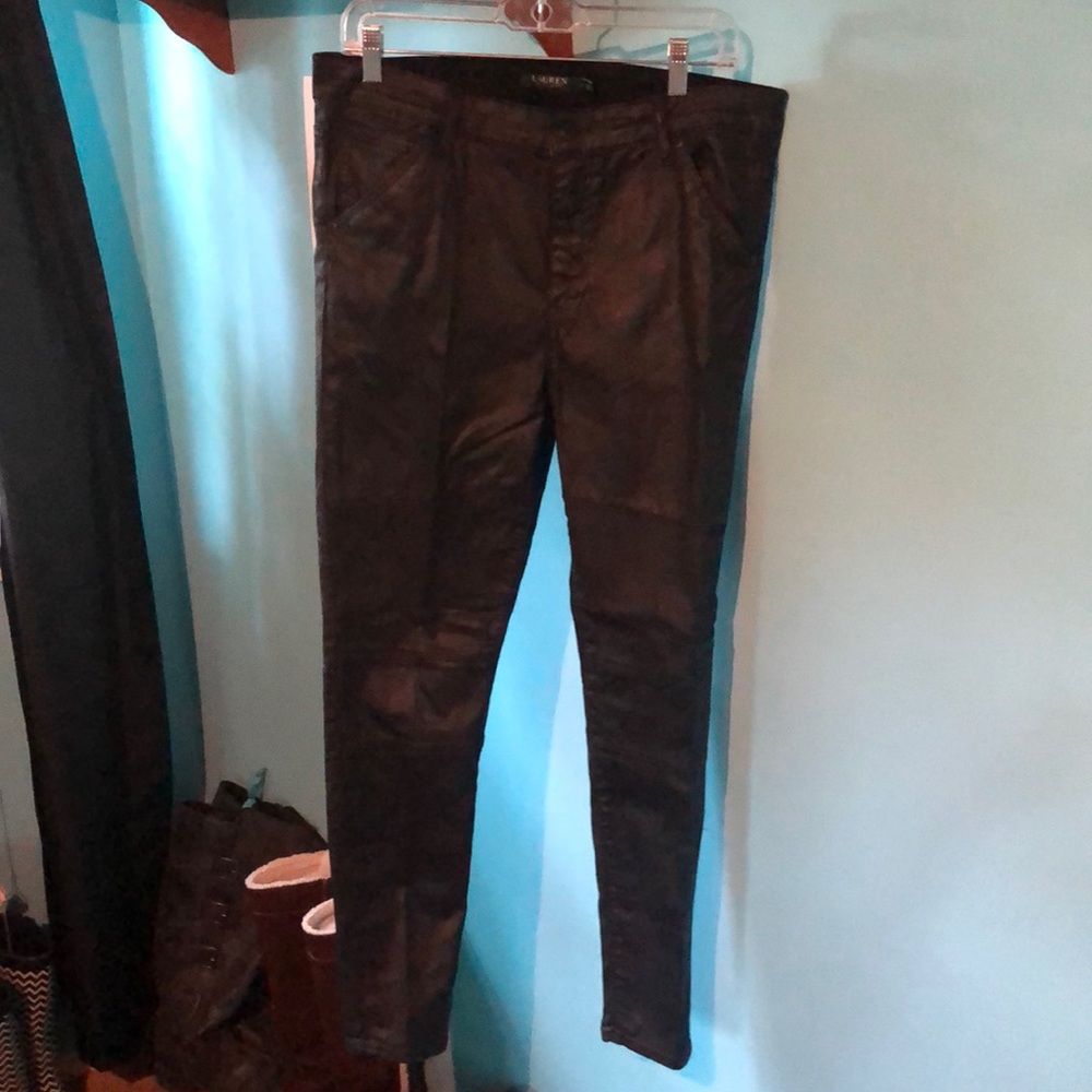 Lauren Ralph Lauren faux leather pants